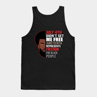 Juneteenth, Celebrate Juneteenth, Black Man, Black Lives Matter Tank Top